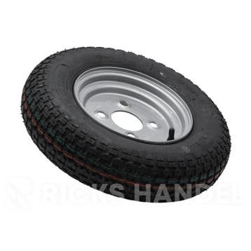 Wiel 8 inch 3.50-8 100×4 naafgat 60 mm 4pr 170 kg, Ophalen of Verzenden, Nieuw