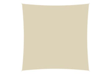 Schaduwdoek 5 x 5m | Vierkant - Waterresistent | Zandkleur, Ophalen of Verzenden, Nieuw
