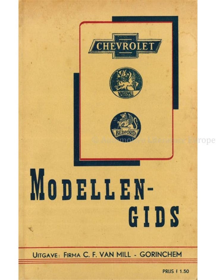 MODELLENGIDS CHEVROLET | VAUXHALL | BEDFORD 1949, Boeken, Auto's | Boeken, Chevrolet