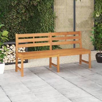 vidaXL Tuinbank 180 cm massief teakhout, Verzenden, Nieuw, Teakhout