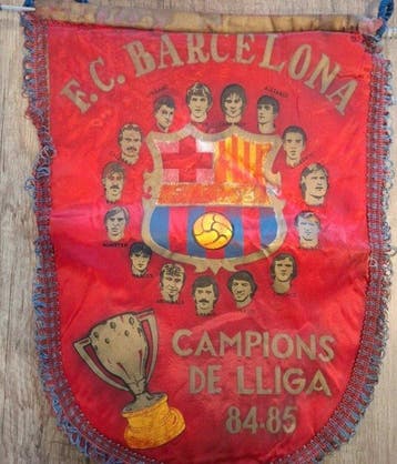 FC Barcelona - La Liga, commemorative pennant campione de, Nieuw