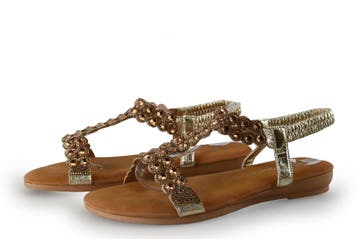 Dolcis Sandalen in maat 38 Goud, Dolcis, Overige kleuren, Verzenden, Sandalen of Muiltjes