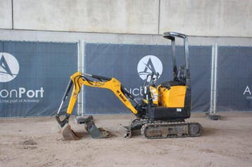 Veiling: Minigraver Bobcat E08 Diesel 7.4kW, Ophalen, Graafmachine