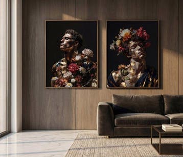 Yamila 80 x 120 cm - Díptico de Apolo: El Renacer del Dios