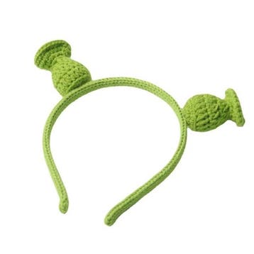Shrek Hoofdband/Haarband Diadeem One Size Halloween Groene, Verzenden, Nieuw