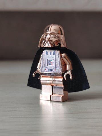 Lego Minifiguur - Star Wars - Dark Vador chromé bronze, Nieuw