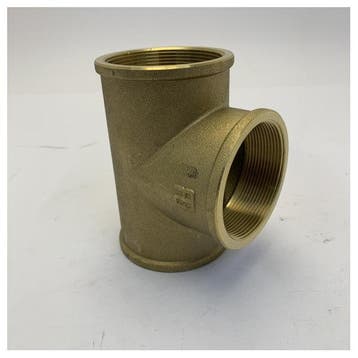 Bieden: Guidi Brass T-Fitting 2 1/2 Inch - Marine Yacht Har, Watersport en Boten, Ophalen of Verzenden, Nieuw, Kombuis en Sanitair