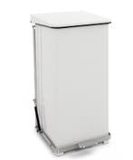 Pedaalemmer met scharnierdeksel 90L | 44x44x77(h)cm, Verzenden, Nieuw in verpakking