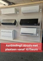 Split Airco Mitsubishi Daikin Lg Mitsui Aux met montage, Nieuw, Verwarmen, Afstandsbediening
