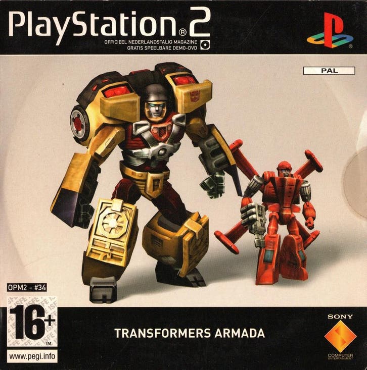 Playstation 2 Demo Disc: Transformers Armada (OPM2 - #34), Spelcomputers en Games, Games | Sony PlayStation 2, Zo goed als nieuw