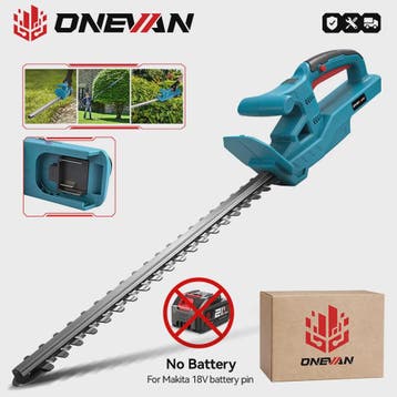ONEVAN 3000W Snoerloze Elektrische Heggenschaar - Krachtig T, Verzenden, Nieuw