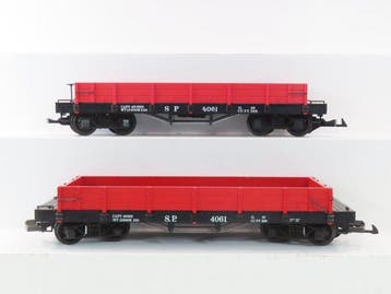 LGB G - 4060/4061 - Modeltrein goederenwagon (2) - 2x, Hobby en Vrije tijd, Modeltreinen | Overige schalen, Nieuw