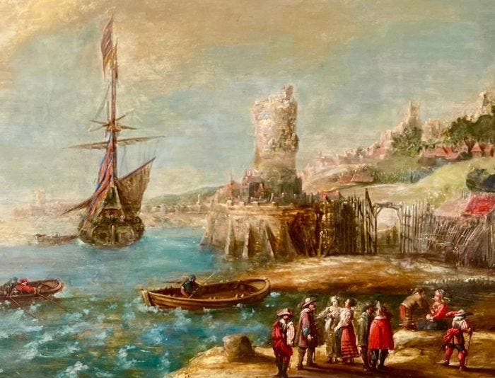 Andries van Eertvelt (1590–1652), Toegeschreven aan -, Antiek en Kunst, Kunst | Schilderijen | Klassiek