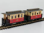 LGB 30110 Set 2x Personenwagen 2e klasse (Personenwagons), Gebruikt, Overige typen, Ophalen of Verzenden, LGB