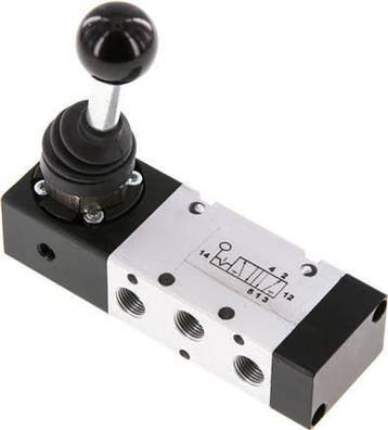 5/2 G1/8 Handbediend Hefboom Ventiel Ventiel Detent, Verzenden, Nieuw