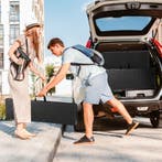 Campingtafelset Vani inklapbaar in wicker-look - zwart-wicke, Caravans en Kamperen, Verzenden, Nieuw