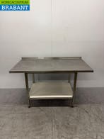 RVS Werktafel met onderschap 150 x 80 x 89 cm Horeca, Ophalen of Verzenden, Gebruikt