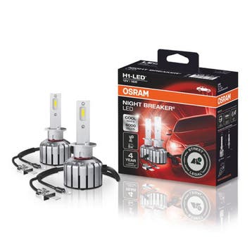 Osram Night Breaker H1 LED 6000K - 2 stuks, Verzenden, Nieuw