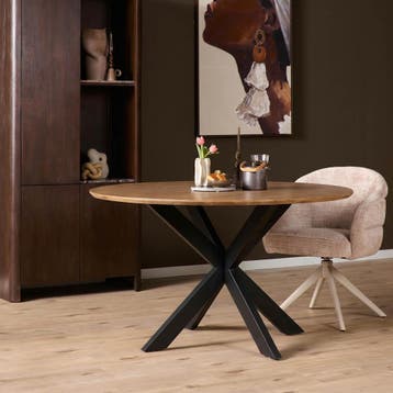 Eettafel Madison Natural | 150 cm | Starfurn, Ophalen of Verzenden, Nieuw