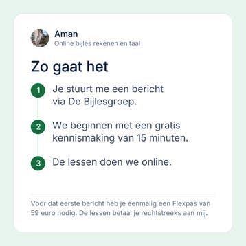 Online bijles rekenen en taal, basisschool, Diensten en Vakmensen, Privéles, Bijles