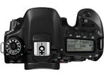 Canon EOS 80D - Camera body - 24,2Mpx APS-C CMOS - Zwart, Verzenden, Nieuw, Canon