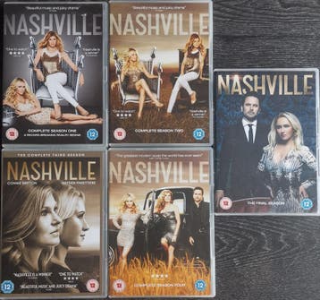 Nashville season 1 - 5 complete series -    Gratis verzenden, Vanaf 12 jaar, Verzenden, Zo goed als nieuw, Overige genres
