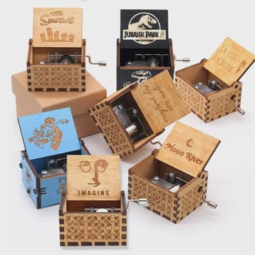 HOT NEW GOOD Theme Music Box Blind box Wooden Hand Cranked N, Verzenden, Nieuw