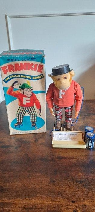 Alps - Speelgoed Frankie the Roller Skating Monkey -