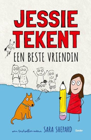 Jessie tekent een beste vriendin / Jessie tekent / 1, Verzenden, Zo goed als nieuw, Sara Shepard