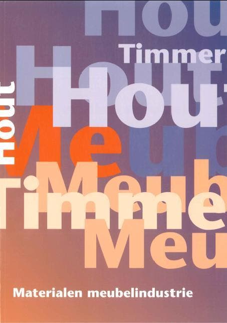 Materialen meubelindustrie 9789060536094, Boeken, Economie, Management en Marketing, Gelezen, Verzenden
