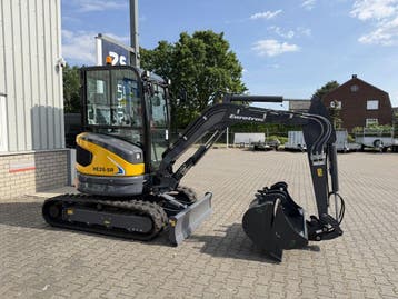 Eurotrac HE26 | lease €449p/m minigraver, Zakelijke goederen, Machines en Bouw | Kranen en Graafmachines, Ophalen, Graafmachine