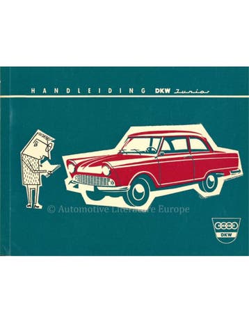 1960 DKW JUNIOR INSTRUCTIEBOEKJE NEDERLANDS, Auto diversen, Handleidingen en Instructieboekjes