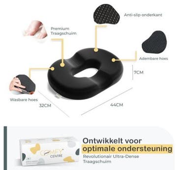 Voordelige ergonomische en orthopedische rugkussen, Huis en Inrichting, Woonaccessoires | Kussens, Ophalen of Verzenden, Zo goed als nieuw