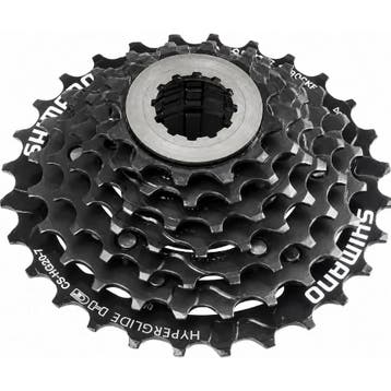 Shimano 7-speed cassette - 12-28 tanden - zwart - duurzam..., Ophalen of Verzenden, Nieuw, Derailleur of Ketting