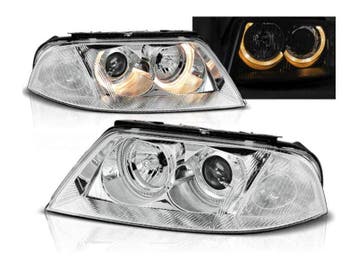 Angel Eyes koplampen Chrome geschikt voor VW Passat 3BG, Verzenden, Nieuw, Volkswagen