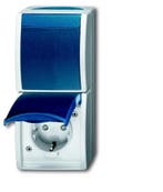 ABB Busch-Jaeger Combischakelaar Contactdoos IP44 Oceaan -, Verzenden, Nieuw, Overige typen