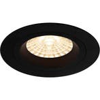 GU10 Inbouwspot Set - Mat Zwart - Inbouw Rond - Philips -, Metaal of Aluminium, Nieuw, Ophalen of Verzenden, Led