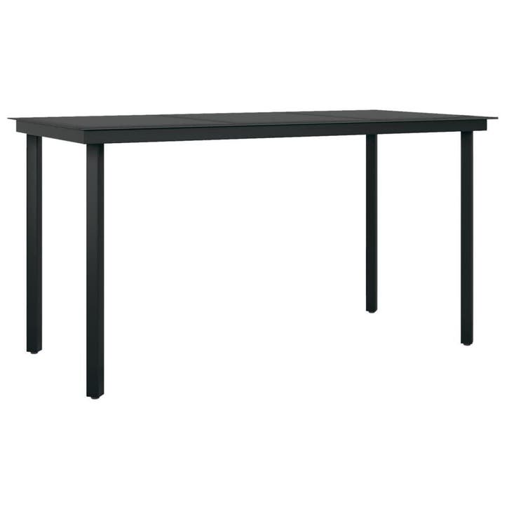 Design Terrastafel 140x70cm | 35% Korting | Koopje, Tuin en Terras, Tuintafels, Rechthoekig, Zo goed als nieuw, Metaal, Ophalen of Verzenden
