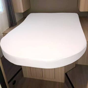 Queensbed Molton matrasbeschermer, Verzenden, Nieuw