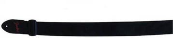 Fender 2" Polystrap gitaarband zwart/rood, Verzenden, Nieuw
