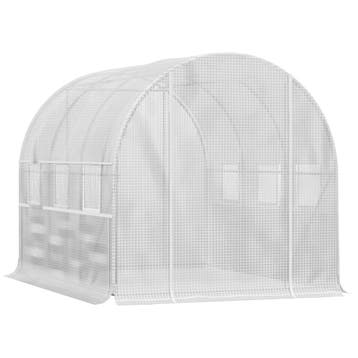 Foliekas 2,95x2x2m Tunnel Met Oprolbare Ramen, UV-beschermin, Verzenden
