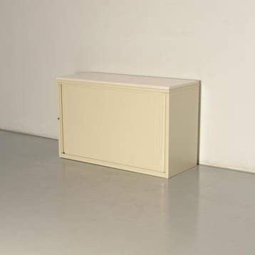 Mibra roldeurkast, creme, 76 x 125 cm, incl. 1 legbord, Ophalen of Verzenden, Nieuw