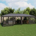 vidaXL Partytent met 12 mesh zijwanden 8x4 m HDPE, Verzenden, Nieuw, Partytent