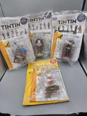 herge Moulinsart - Speelgoed Figurine Tintin n°94 77 47 et, Nieuw