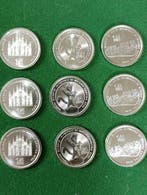 Italië. 1/4 Euro 2025 Milano Cortina (9 monete) (Zonder