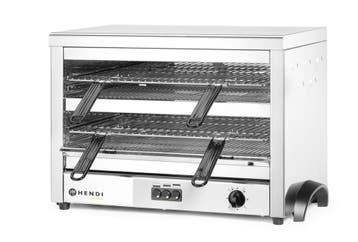 Hendi Salamander Toaster | 2 Etages | Quartz Infrarood | 400, Ophalen of Verzenden, Nieuw in verpakking
