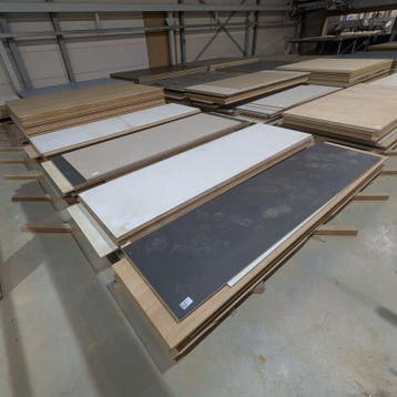 Ca. 101x Houten plaatmateriaal, Nieuw