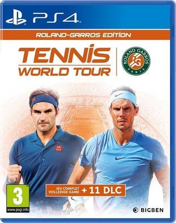 Tennis World Tour - Roland Garros PS4 Morgen in huis!, 1 speler, Ophalen of Verzenden, Zo goed als nieuw, Vanaf 3 jaar