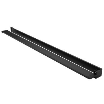 REA Inkortbaar handdoekrek met planchet - 120 cm - mat zw..., Ophalen of Verzenden, Nieuw