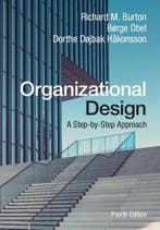 9781108717564 Organizational Design Richard M. Burton, Verzenden, Nieuw, Richard M. Burton